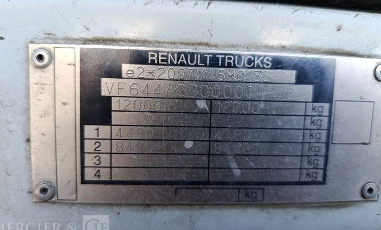 RENAULT M180 FRIGO/HAYON- EN DESIGNATION(93)  CR-922-YH