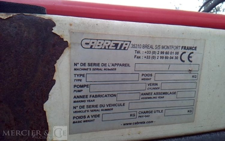 IVECO 35C13 BENNE DOUBLE CABINE BLANC CT-660-VF