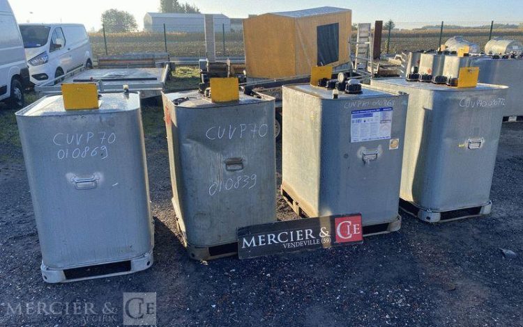 SCHUTZ CUVE FUEL 700L PALETTISABLE BLANC CUV010471