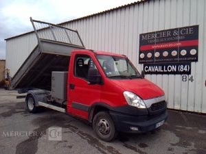 IVECO 35C13 BENNE SIMPLE CABINE COFFRE ROUGE CW-125-WS