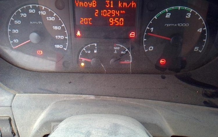 IVECO 35C13 BENNE SIMPLE CABINE COFFRE ROUGE CW-125-WS