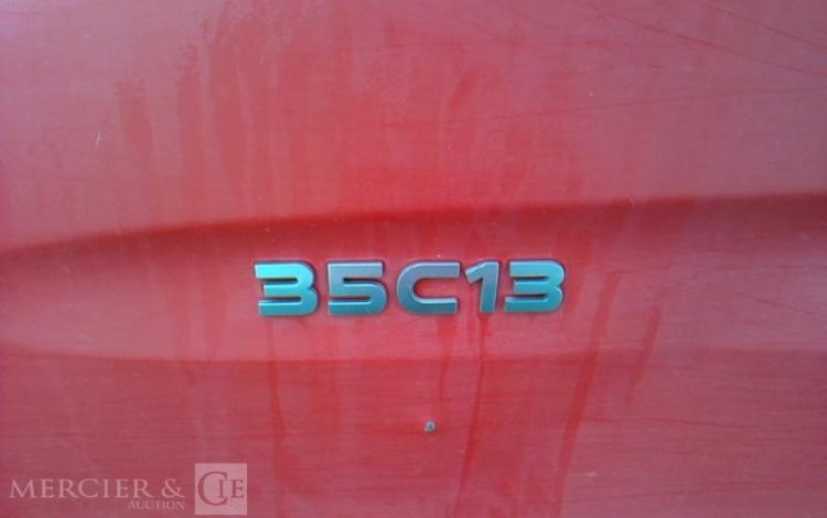 IVECO 35C13 BENNE SIMPLE CABINE COFFRE ROUGE CW-125-WS