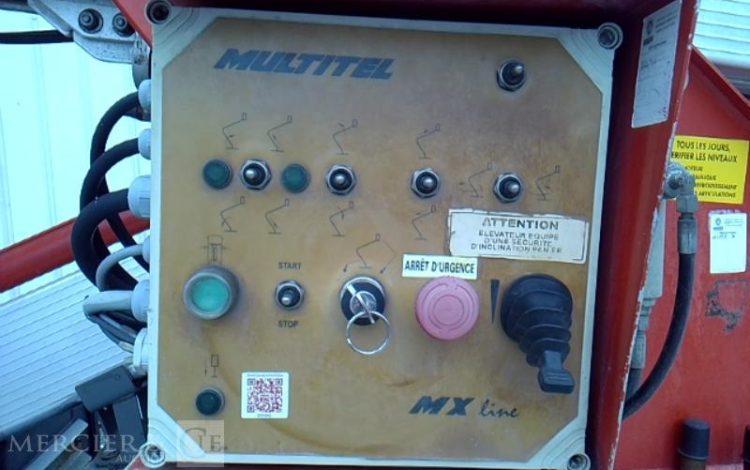 MULTITEL 35S11 NACELLE SUR VL MX170 – 17M – 5587H – ROUGE CX-869-RJ