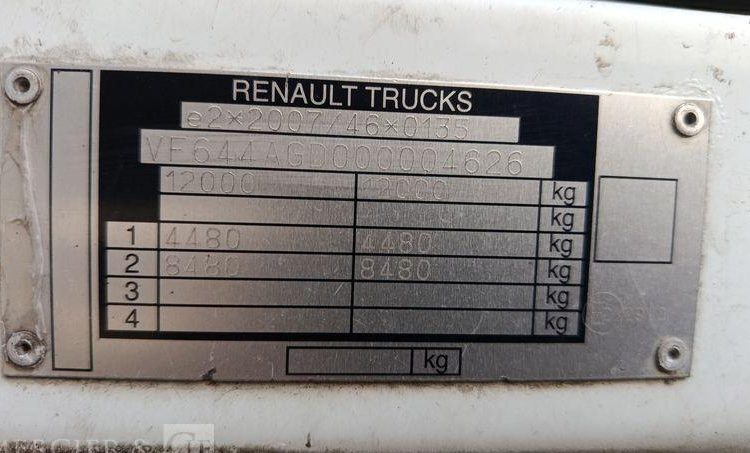RENAULT 180DXI FRIGO/HAYON – EN DESIGNATION(93)  CZ-980-PH