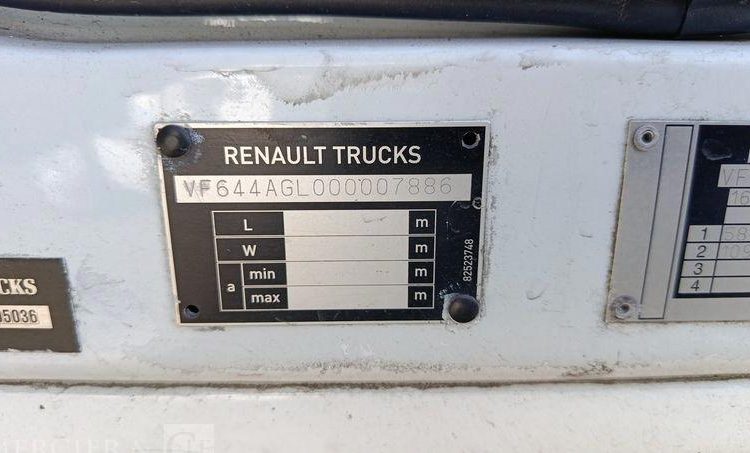 RENAULT M220.16CF FRIGO/HAYON – EN DESIGNATION(93)  DA-201-KC