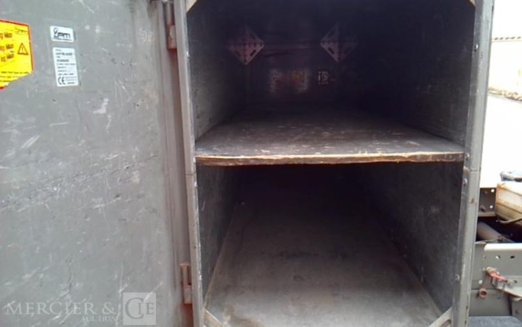 IVECO 35C13 BENNE SIMPLE CABINE COFFRE ROUGE DH-396-JM