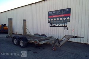 HUBIERE REMORQUE PORTE-ENGIN CU 2T8  DH-456-VQ