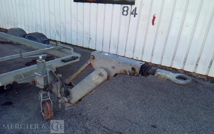 HUBIERE REMORQUE PORTE-ENGIN CU 2T8  DH-456-VQ