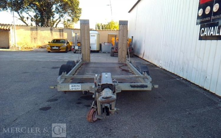 HUBIERE REMORQUE PORTE-ENGIN CU 2T8  DH-456-VQ