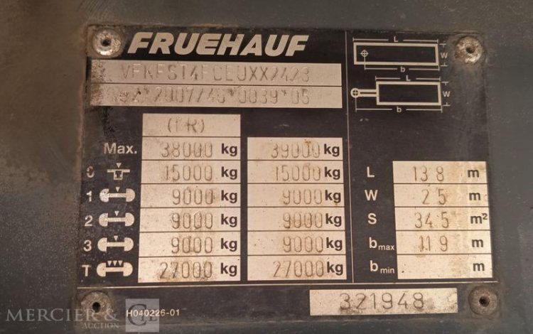 FRUEHAUF SREM  DL-174-CW