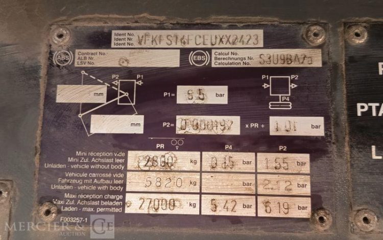 FRUEHAUF SREM  DL-174-CW