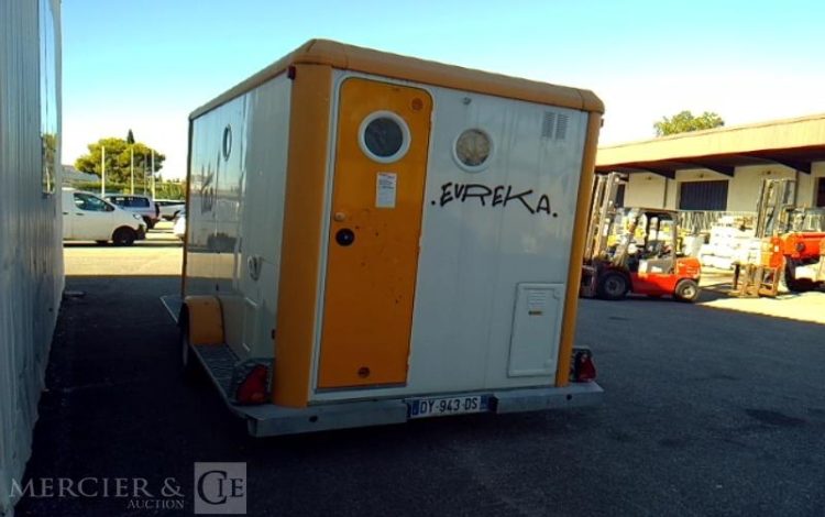 CNSE ABRI DE CHANTIER 9M2 ISOLE + WC  DY-943-DS