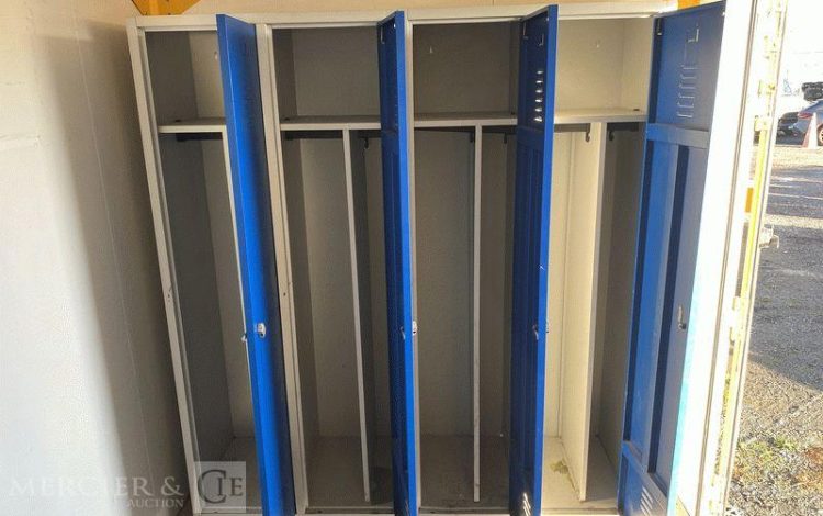 CNSE ABRIS DE CHANTIER TRACTABLE 9M2 ISOLE VESTIAIRE / REFECTOITE AVEC WC CHIMIQUE BLANC EC-484-GM