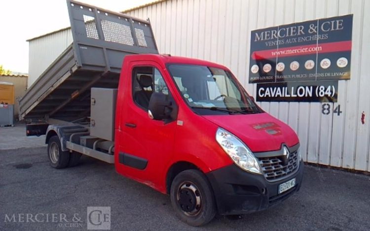 RENAULT MASTER BENNE SIMPLE CABINE COFFRE ROUGE EC-721-WC