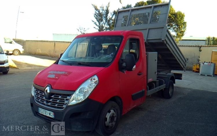 RENAULT MASTER BENNE SIMPLE CABINE COFFRE ROUGE EC-721-WC