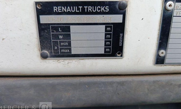 RENAULT D16 FRIGO/HAYON – EN DESIGNATION(93)  EH-211-FS