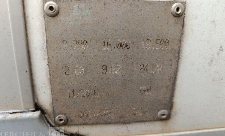 RENAULT D16 FRIGO/HAYON – EN DESIGNATION(93)  EH-211-FS