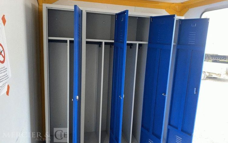CNSE ABRIS DE CHANTIER 9M2 ISOLE+WC BLANC EJ-593-PJ