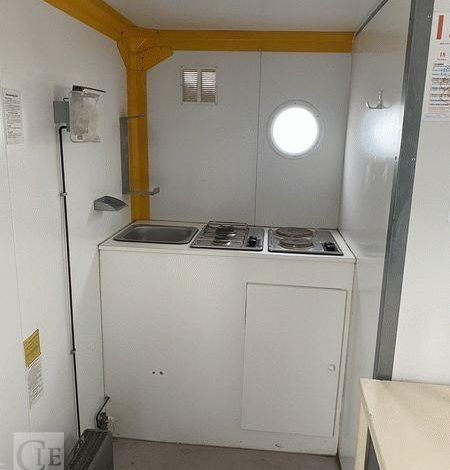 CNSE ABRIS DE CHANTIER 9M2 ISOLE+WC BLANC EJ-854-KJ