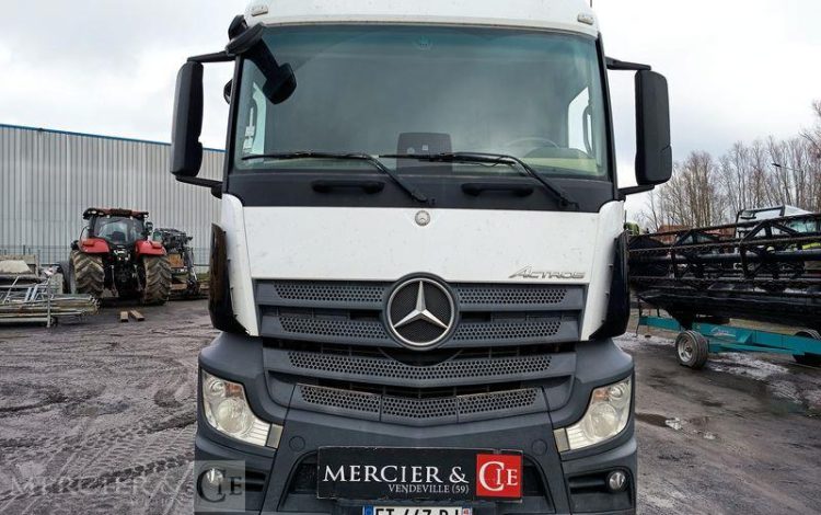 MERCEDES ACTROS 1846 – PTRA 44 TONNES – DIESEL – 356568 KMS – ANNEE 2018 BLANC ET-447-RJ