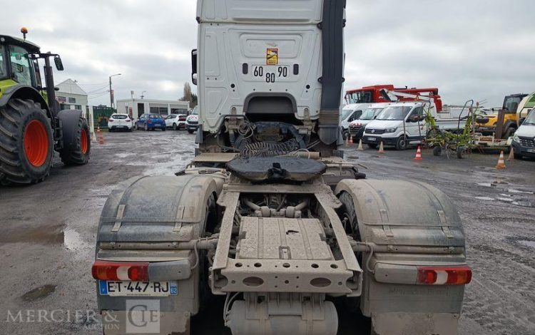 MERCEDES ACTROS 1846 – PTRA 44 TONNES – DIESEL – 356568 KMS – ANNEE 2018 BLANC ET-447-RJ