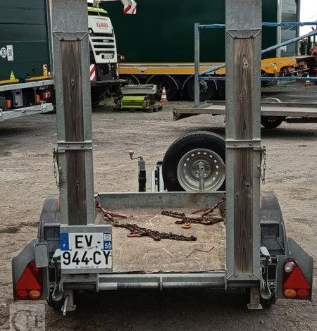 HUBIERE REMORQUE PORTE ROULEAU 1 ESSIEU – PTAC : 1,3 TONNE – ANNE 2018 BLANC EV-944-CY
