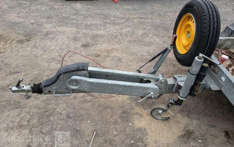 HUBIERE REMORQUE PORTE ROULEAU 1 ESSIEU – PTAC : 1,3 TONNE – ANNE 2018 BLANC EV-944-CY