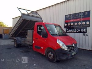 RENAULT MASTER DCI 135 BENNE SIMPLE CABINE COFFRE ROUGE FK-638-EM