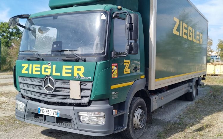 MERCEDES ATEGO 1214 – FICHE D&rsquo;IDENTIFICATION PAS D&rsquo;EXPORTATION VERT FK-750-VS