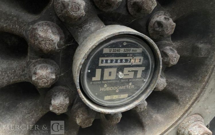 KRONE SEMI REMORQUE PLSC 3 ESSIEUX HAYON VERT FQ-846-QR