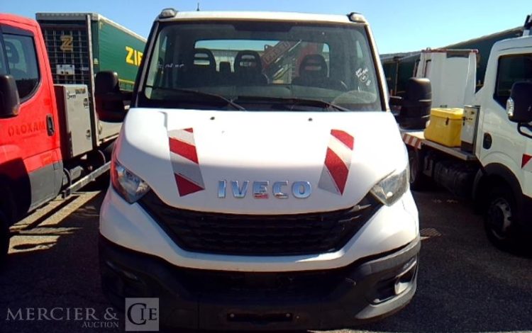 IVECO DAILY 35-160 BENNE SIMPLE CABINE GRUE BLANC GC-148-WP