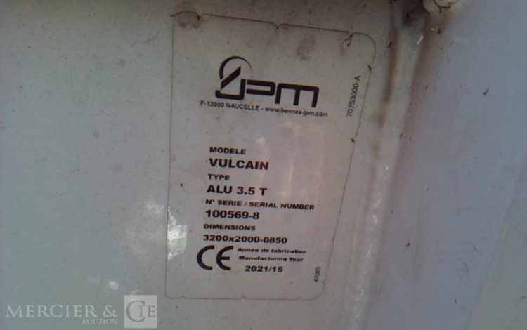 IVECO DAILY 35-160 BENNE SIMPLE CABINE GRUE BLANC GC-148-WP