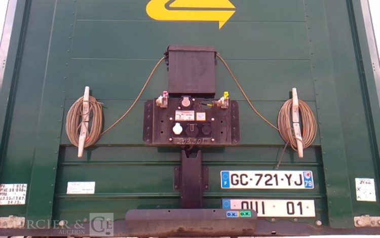LECITRAILER SEMI REMORQUE BACHE 3 ESSIEUX PTAC 38T  GC-721-YJ