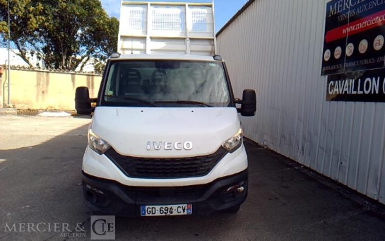 IVECO DAILY 35-160 H3.0 BENNE SIMPLE CABINE COFFRE BLANC GD-694-CV
