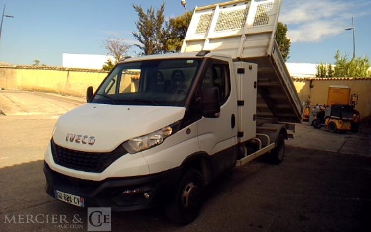 IVECO DAILY 35-160 H3.0 BENNE SIMPLE CABINE COFFRE BLANC GD-694-CV