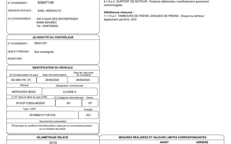 MERCEDES CLASSE A 200D ROUGE GX-989-YW