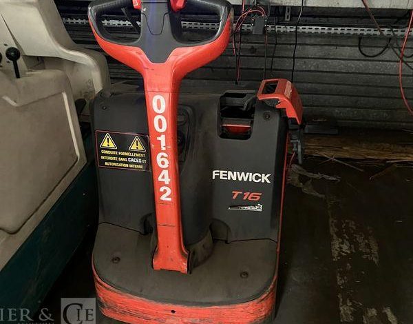 FENWICK TRANSPALETTE ELECTRIQUE T16 – AN 2022 – 1736 HEURES ROUGE L01642