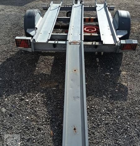 MECANOREM REMORQUE MOTO 3  RAILS – 1 ESSIEU – PTAC : 500 KGS BLANC REM010071