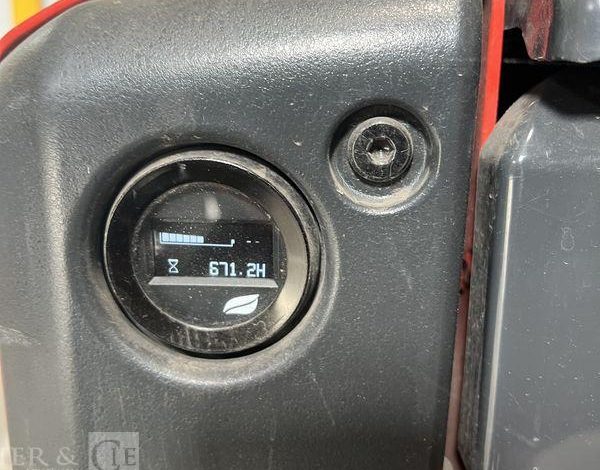 LINDE TRANSPALETTE ELECTRIQUE MT15 – AN 2021 – 671 HEURES ROUGE Y65596
